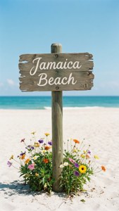 Beach Sign Welcome