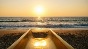 Beach Slide Sunset