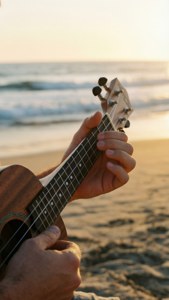 Beach Strumming Ukulele