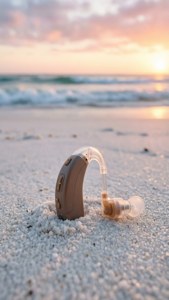 Beach Sunrise Hearing Aid