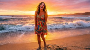 Beach Sunrise Joy