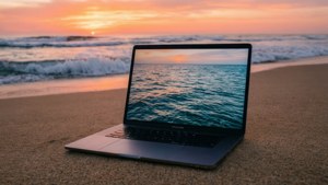 Beach Sunrise MacBook