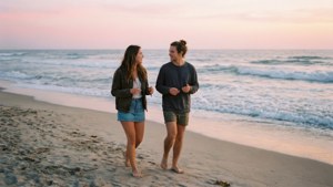Beach Sunrise Walk