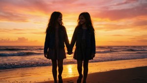 Beach Sunset Besties