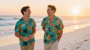 Beach Sunset Laughs