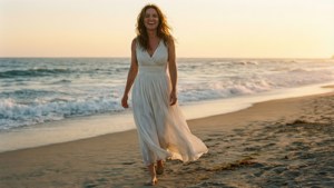 Beach Sunset Natalie Portman