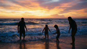 Beach Sunset Play