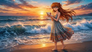 Beach Sunset Serenity
