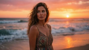 Beach Sunset Serenity