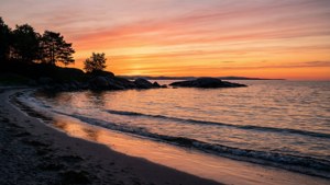 Beach Sunset Serenity