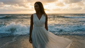Beach Sunset Silhouette