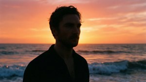 Beach Sunset Silhouette