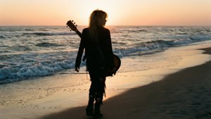 Beach Sunset Silhouette