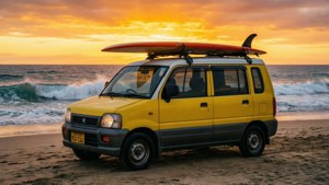 Beach Sunset Surf