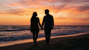 Beach Sunset Walk
