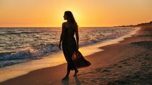 Beach Sunset Walk