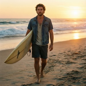 Beach Surfer