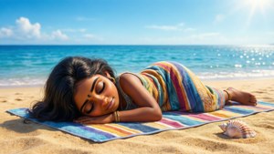 Beach Towel Nap
