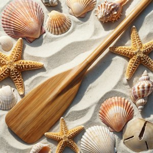 Beach Treasures Oar