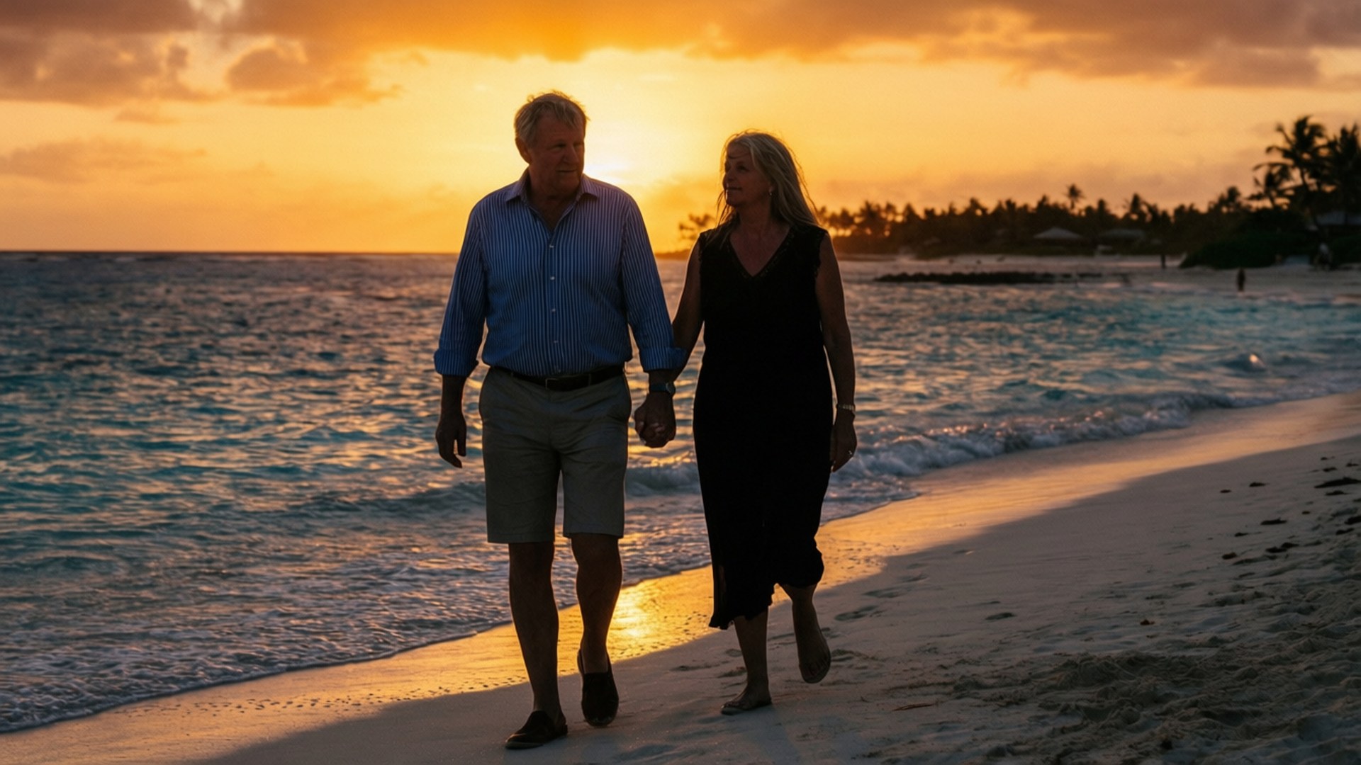 Beach Walk with Janet by Wallpapers.art Studio