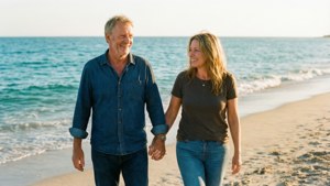 Beach Walk with Janet