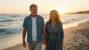 Beach Walk with Janet