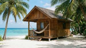 Beachfront Wooden Bungalow