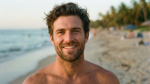Beachside Casual Smile