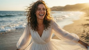 Beachside Laughter