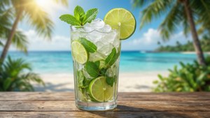 Beachside Mojito Glass