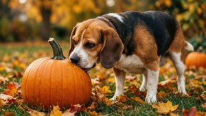 Beagle Autumn Pumpkin