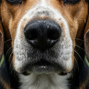 Beagle Nose Close-Up