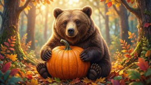 Bear Hugs Pumpkin