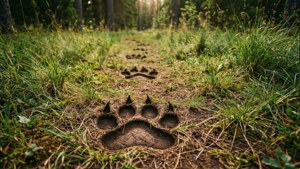 Bear Paw Trail in Forest