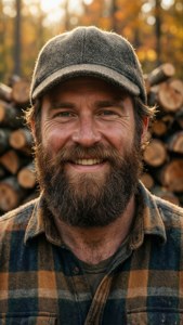 Bearded Lumberjack Portrait