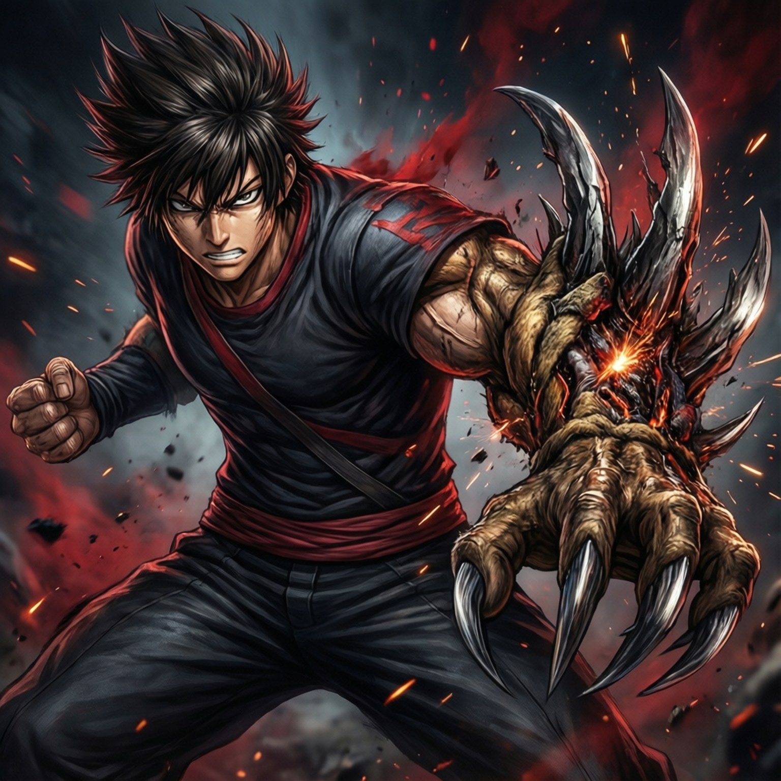 Beast Claw Unleashed by Wallpapers.art Studio