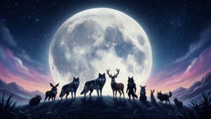 Beastars Silhouette Moon