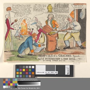 Beauties of a Gracious Speech, Or, Nuptial Introduction to John Bull, Or coming York over us.
