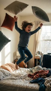 Bed Bouncing Fun