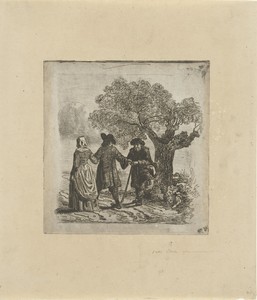 Bedelaar aan de rand van de weg