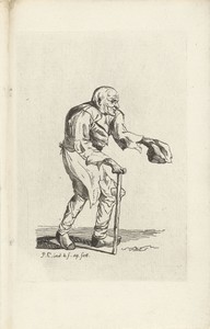 Bedelende grijsaard