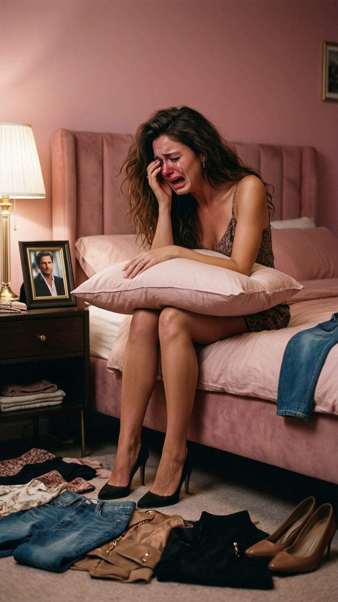Bedroom Tears Alone by Wallpapers.art Studio