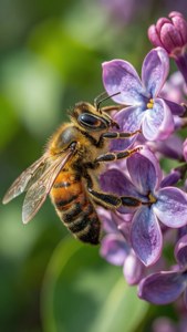Bee on Lilac