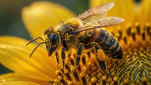 Bee on Sunflower