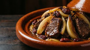 Beef Tajine with Raisins