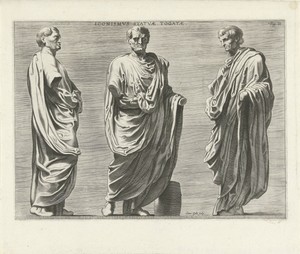 Beeld van een man in toga