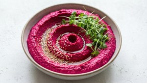 Beetroot Swirl Hummus