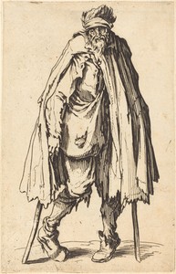 Beggar with Crutches and Sack