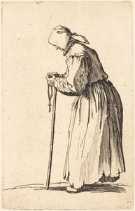 Beggar Woman with Rosary
