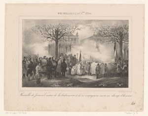 Begrafenis van Jenneval, Brussel 1830